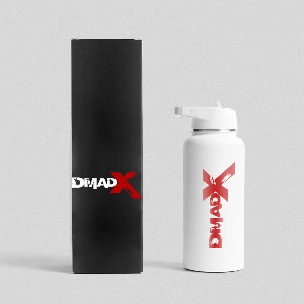 32 oz Stainless Steel Water Bottle - White