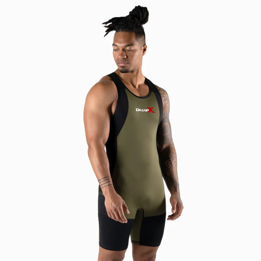 Apex Weightlifting Singlet - OD Green