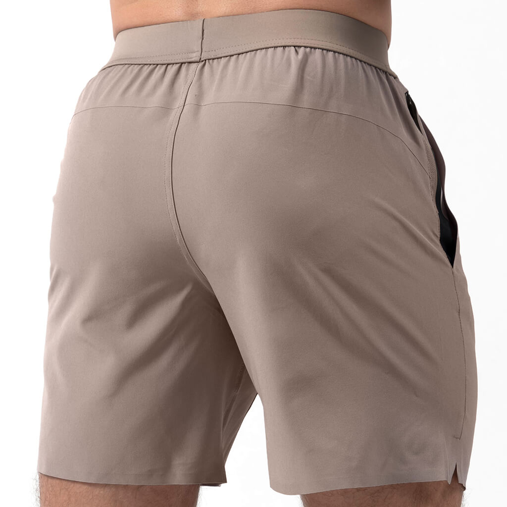 Performance Shorts - Taupe