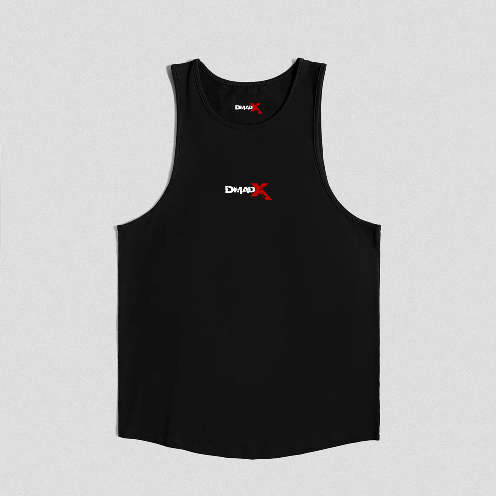 Ascend Scoop Hem Tank - Black