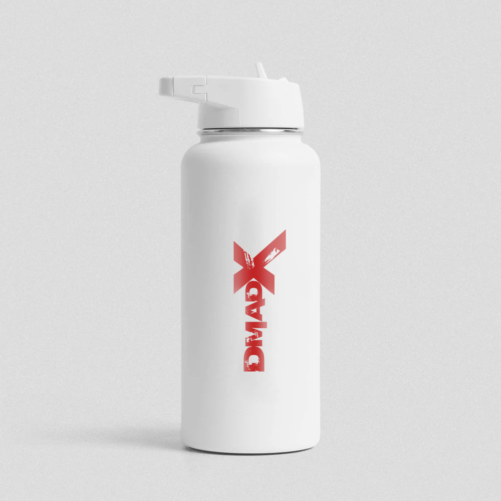 32 oz Stainless Steel Water Bottle - White