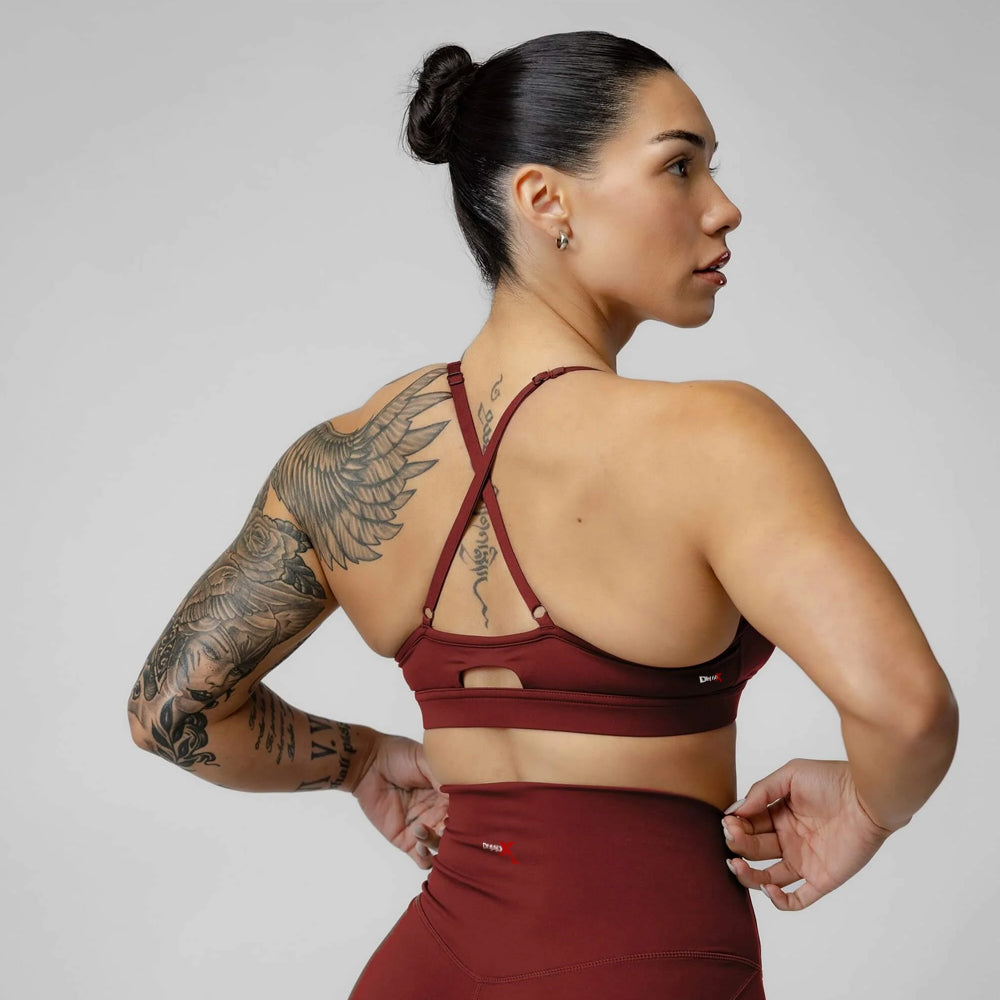 Strive Bra - Ember Red