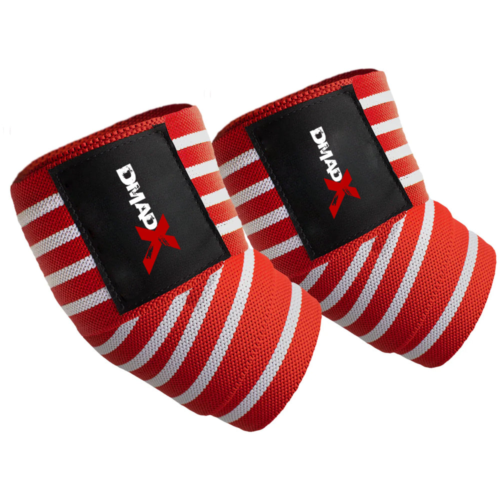 Ghumn Elbow Wraps - Red/White