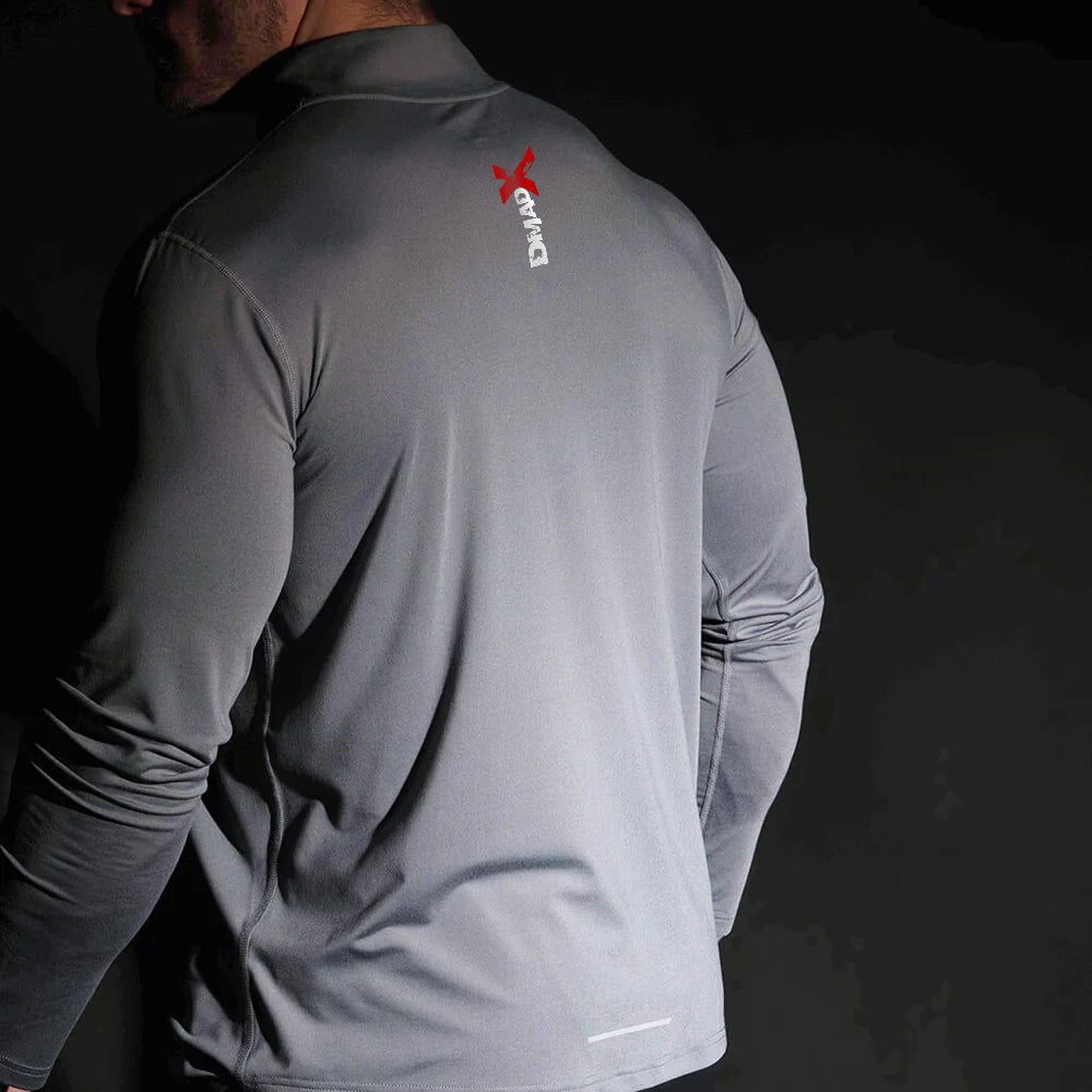 Performance Quarter Zip - Steel