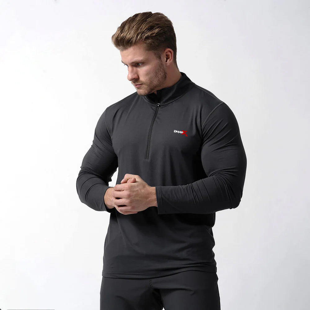 Performance Quarter Zip - Obsidian