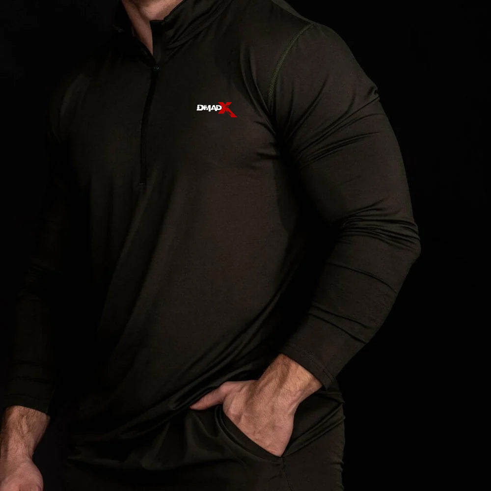 Performance Quarter Zip - OD Green