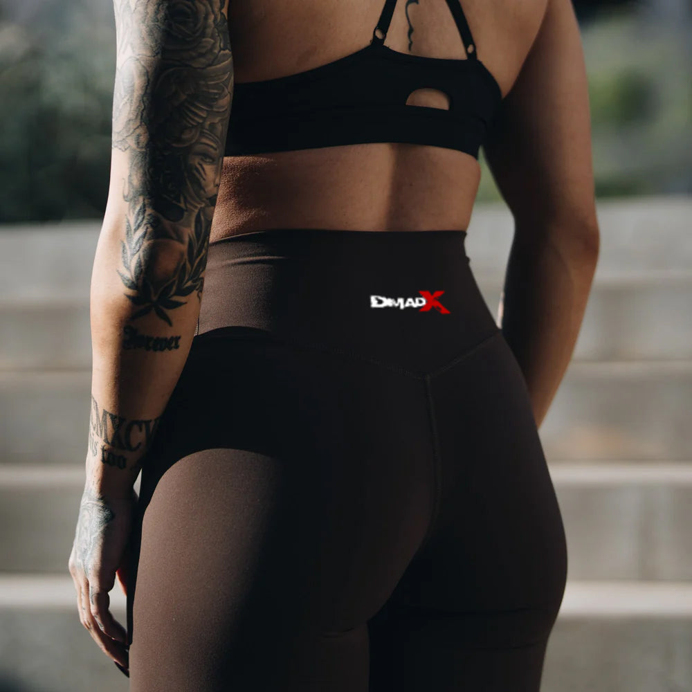 Flare Leggings - Brown