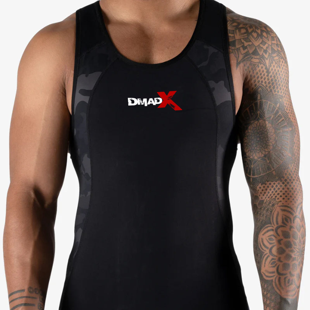 Apex Weightlifting Singlet - Midnight Camo