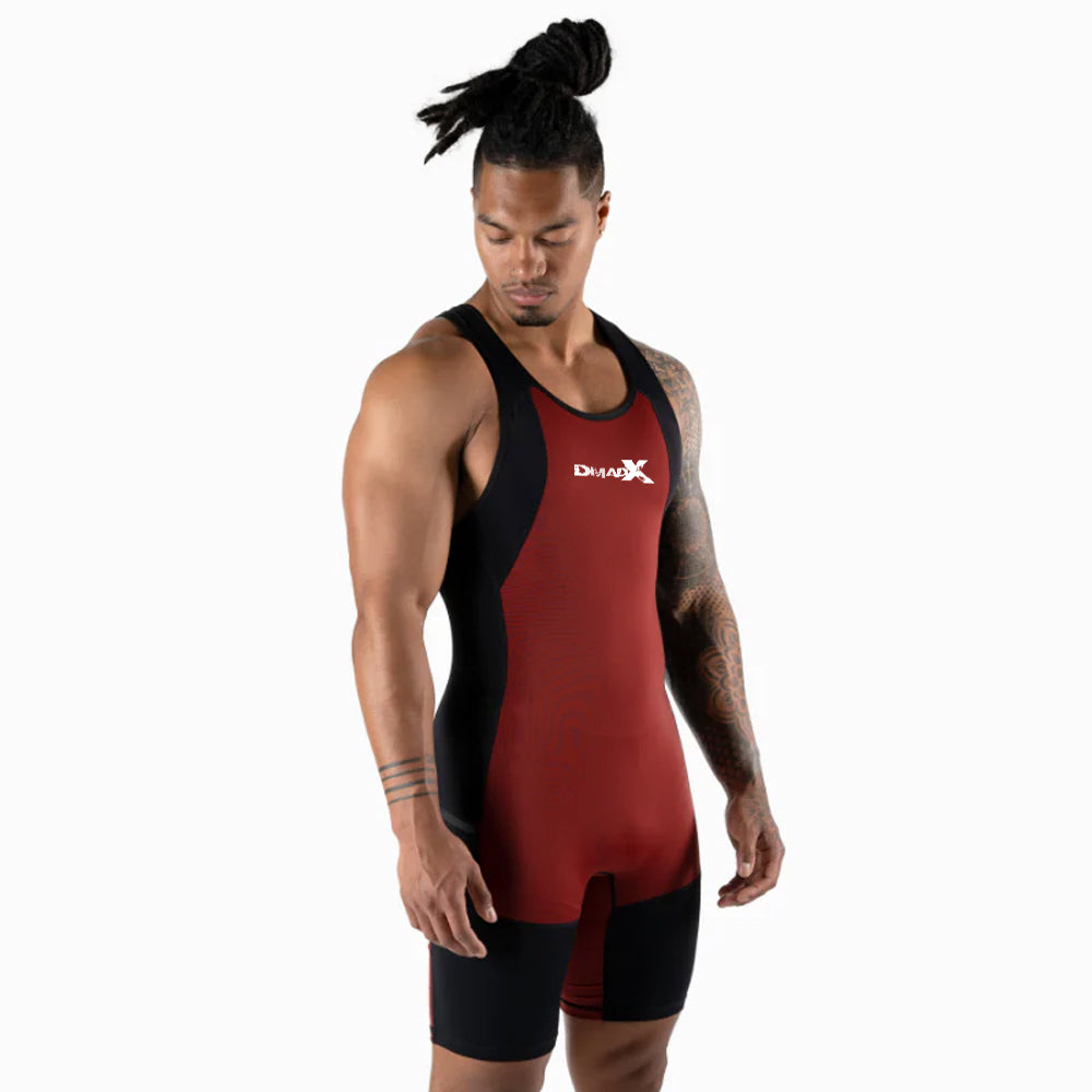 Apex Weightlifting Singlet - Burgundy