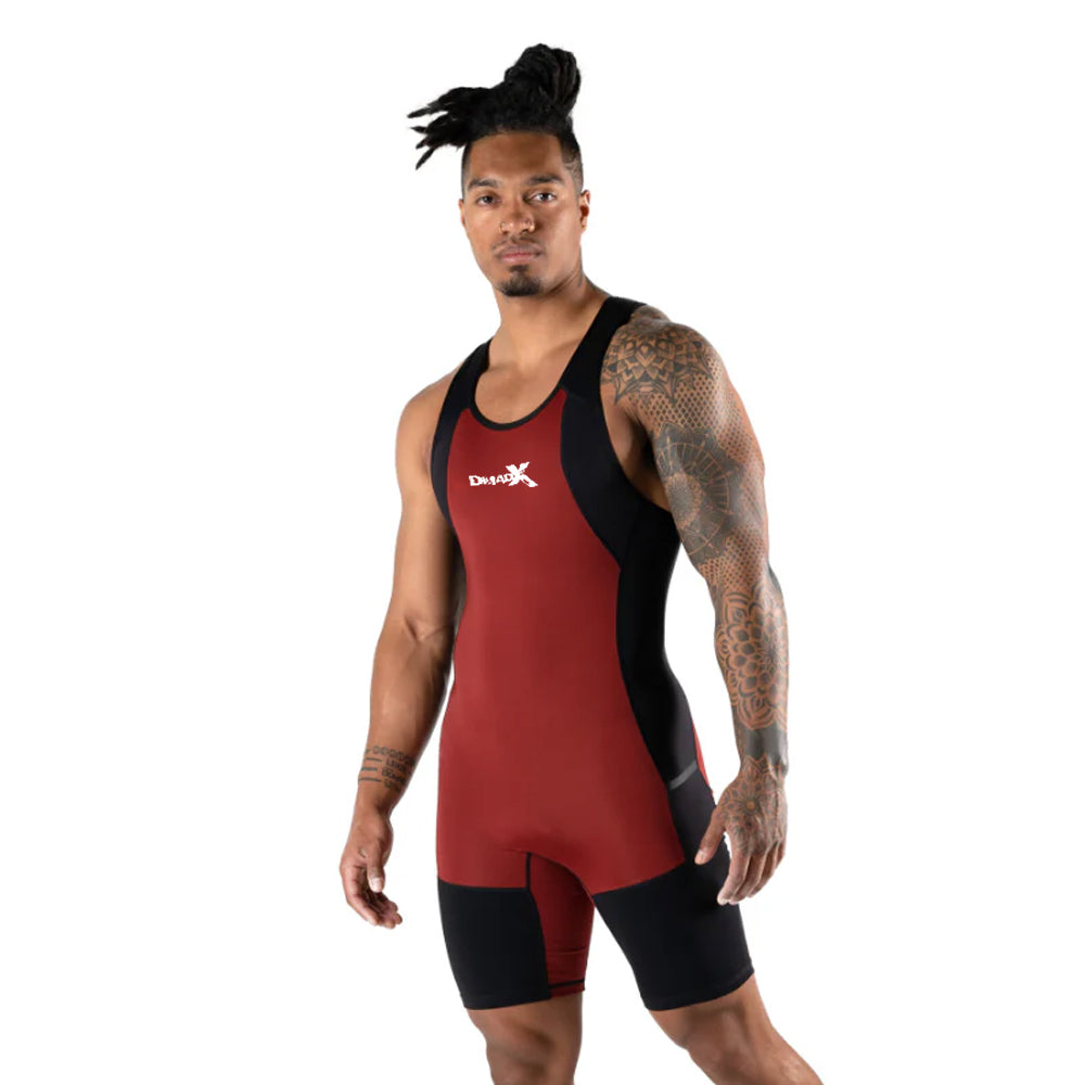 Apex Weightlifting Singlet - Burgundy