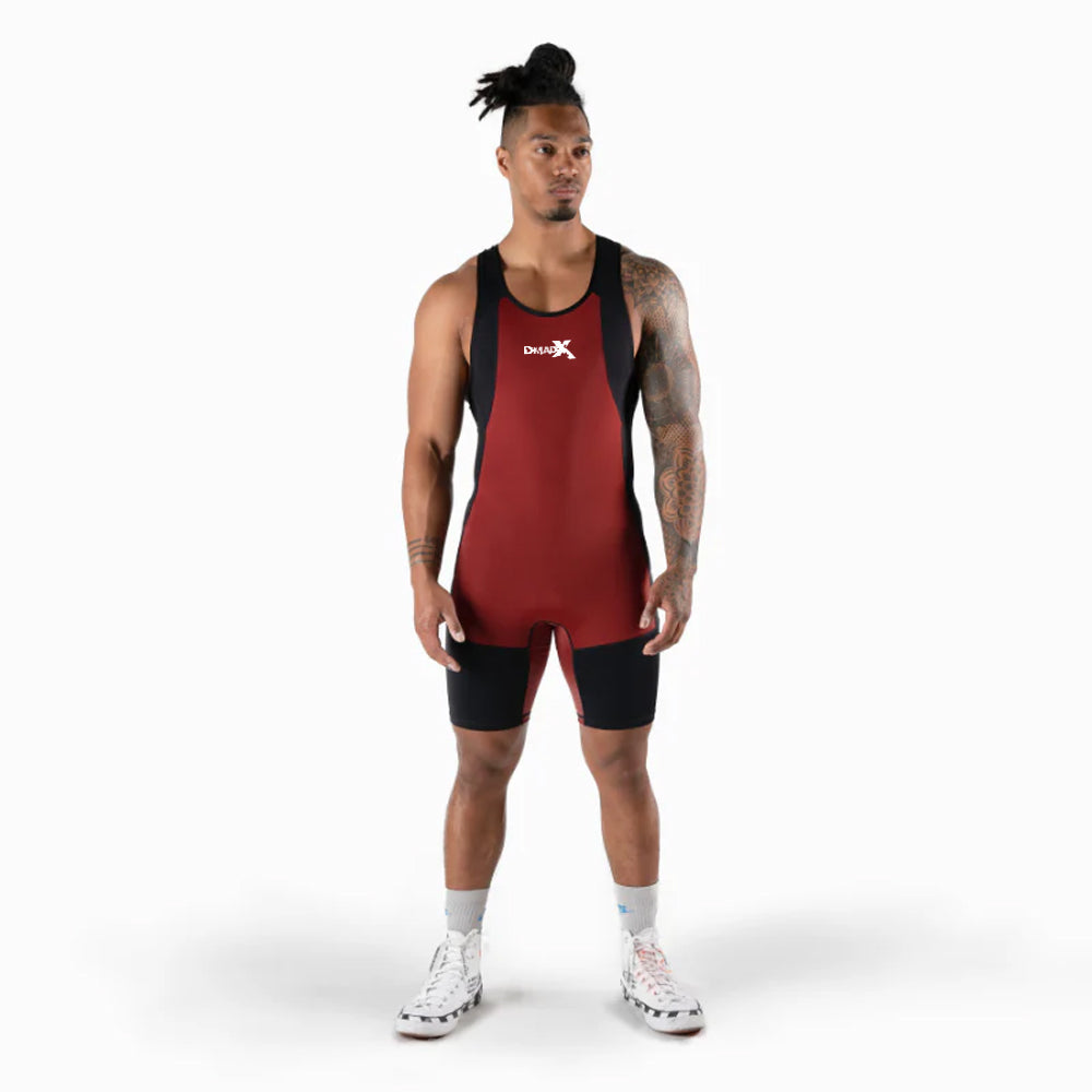 Apex Weightlifting Singlet - Burgundy