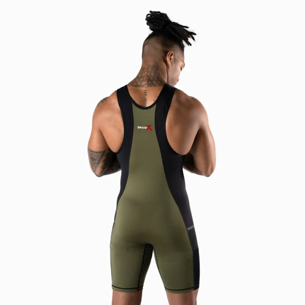 Apex Weightlifting Singlet - OD Green