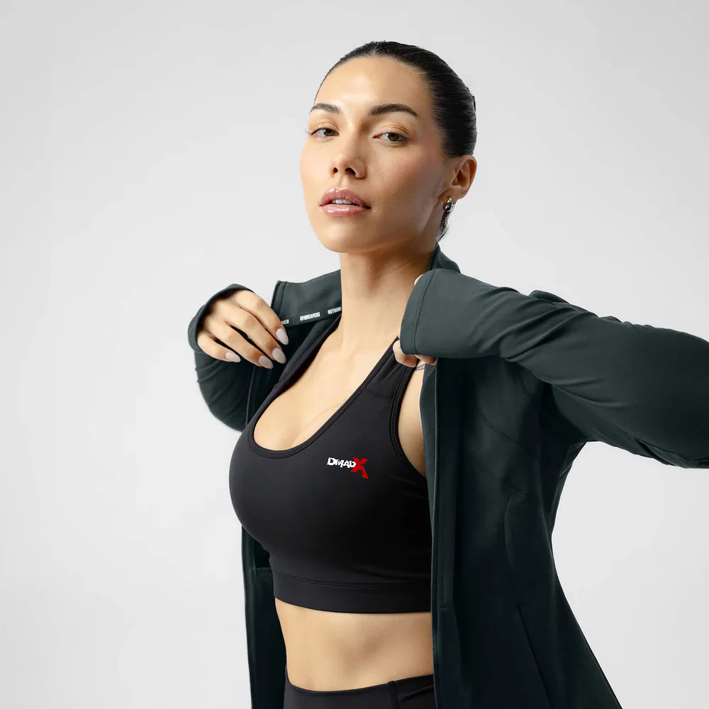 Women's Performance Running Jacket - Obsidian