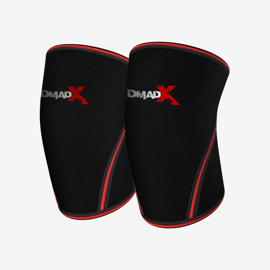 Ghumn 7MM Knee Sleeves - Black/Red