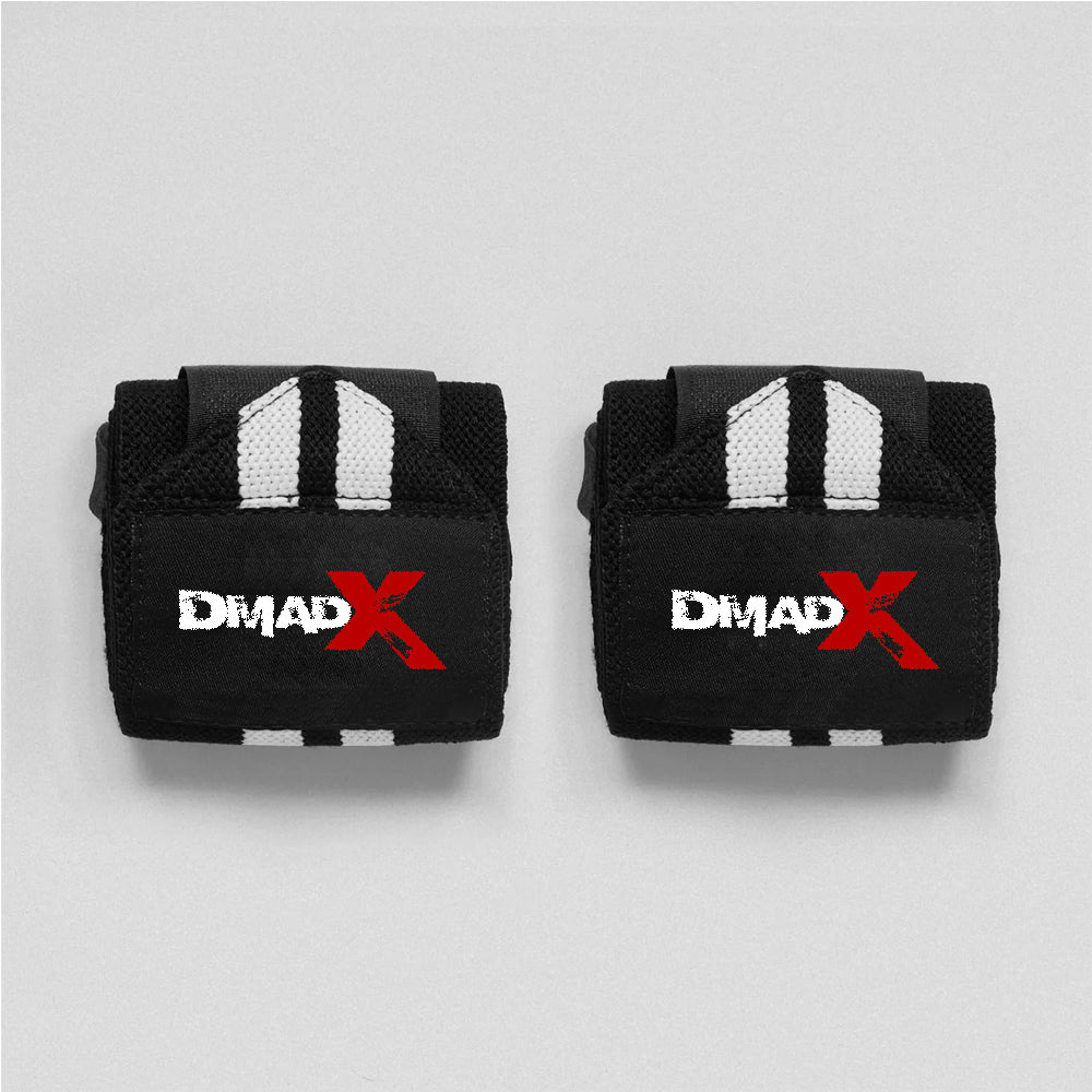 Wrist Wraps - 18" Weightlifting Wrist Support - White
