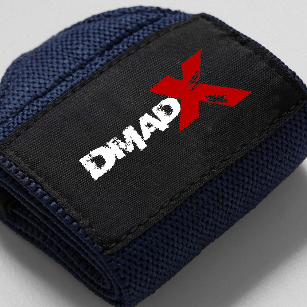 Wrist Wraps - 18" Weightlifting Wrist Support - Navy