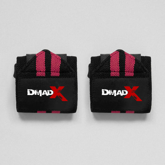 Wrist Wraps - 18" Weightlifting Wrist Support - Pink