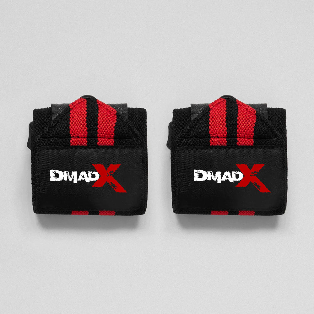 Wrist Wraps - 18" Weightlifting Wrist Support - Red