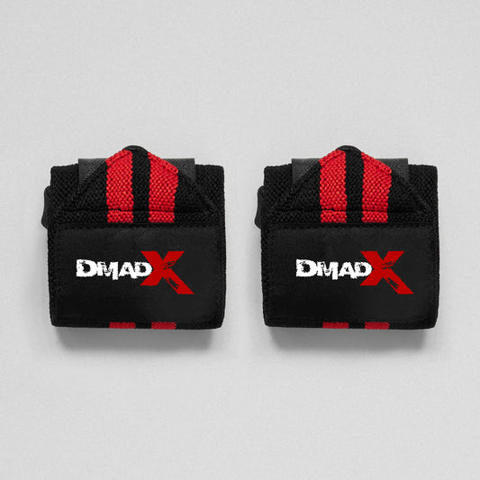 Wrist Wraps - 18" Weightlifting Wrist Support - Red