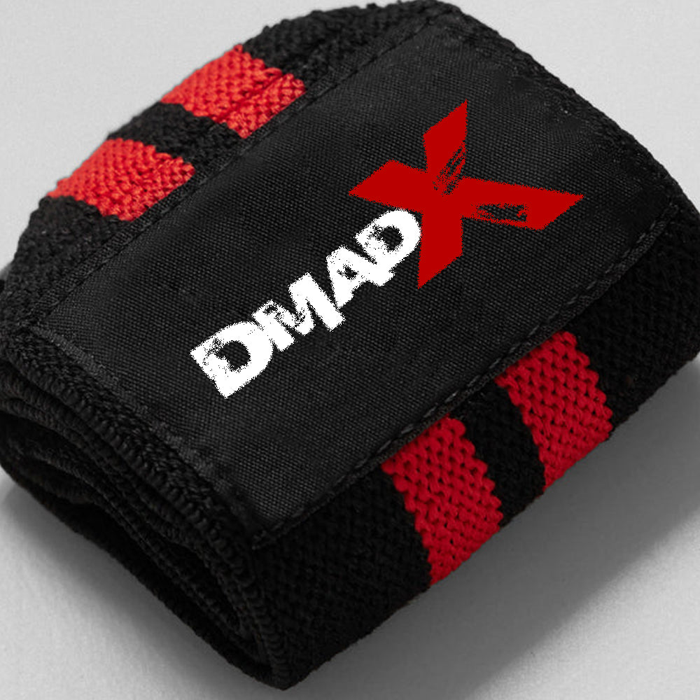 Wrist Wraps - 18" Weightlifting Wrist Support - Red