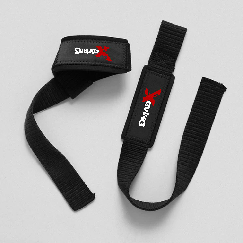 Lifting Straps | Premium Weightlifting Straps - Black (No Padding)