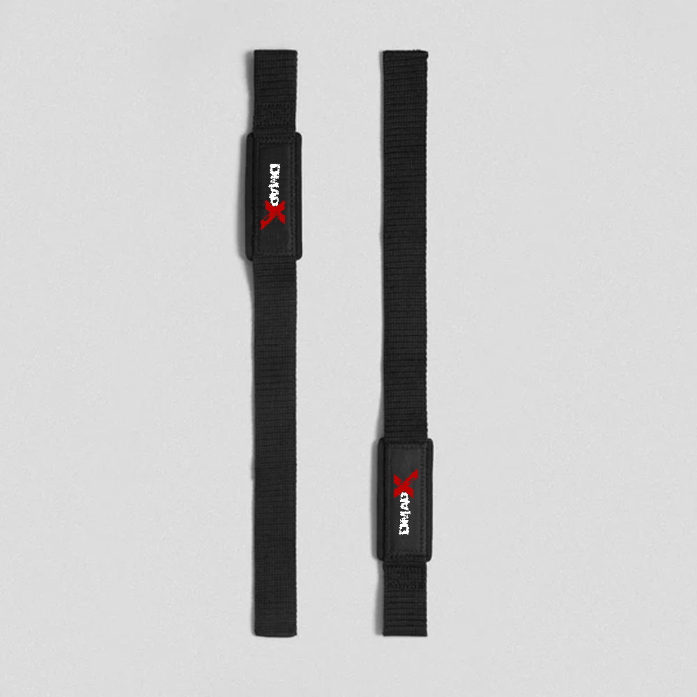Lifting Straps | Premium Weightlifting Straps - Black (No Padding)