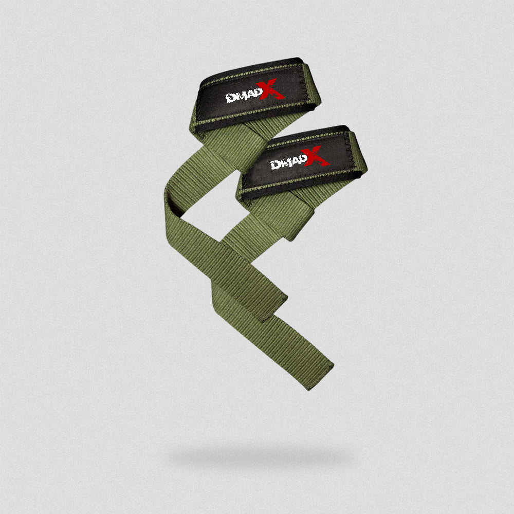 Lifting Straps | Premium Padded Weightlifting Straps - Green