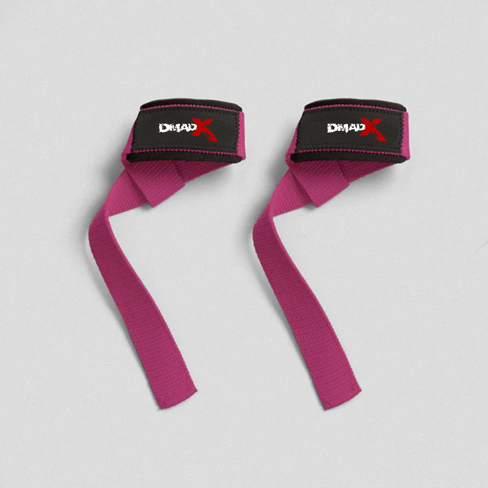 Lifting Straps | Premium Padded Weightlifting Straps - Pink