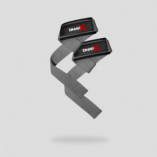 Lifting Straps | Premium Padded Weightlifting Straps - Gray