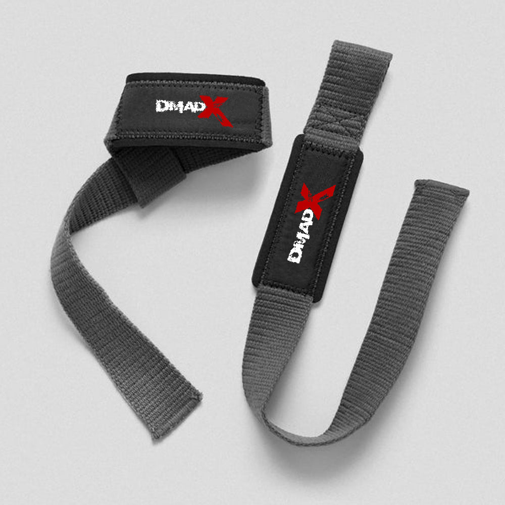 Lifting Straps | Premium Padded Weightlifting Straps - Gray
