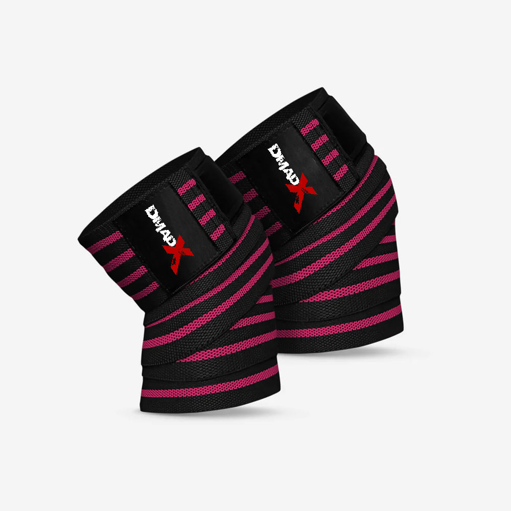 Ghumn Knee Wraps - Pink