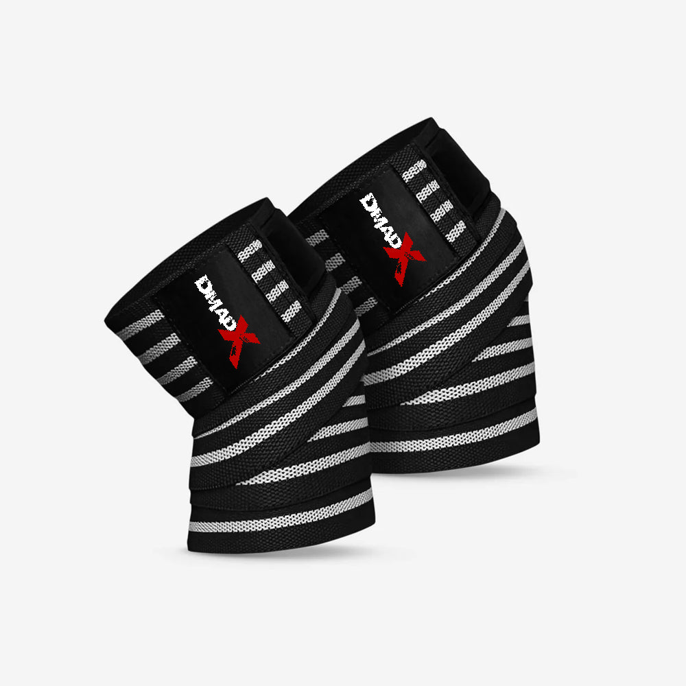 Ghumn Knee Wraps - White