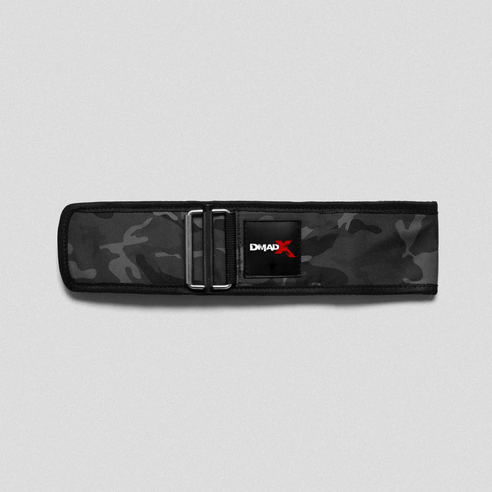 Quick Locking Weightlifting Belt | Premium Back Support - Midnight Camo