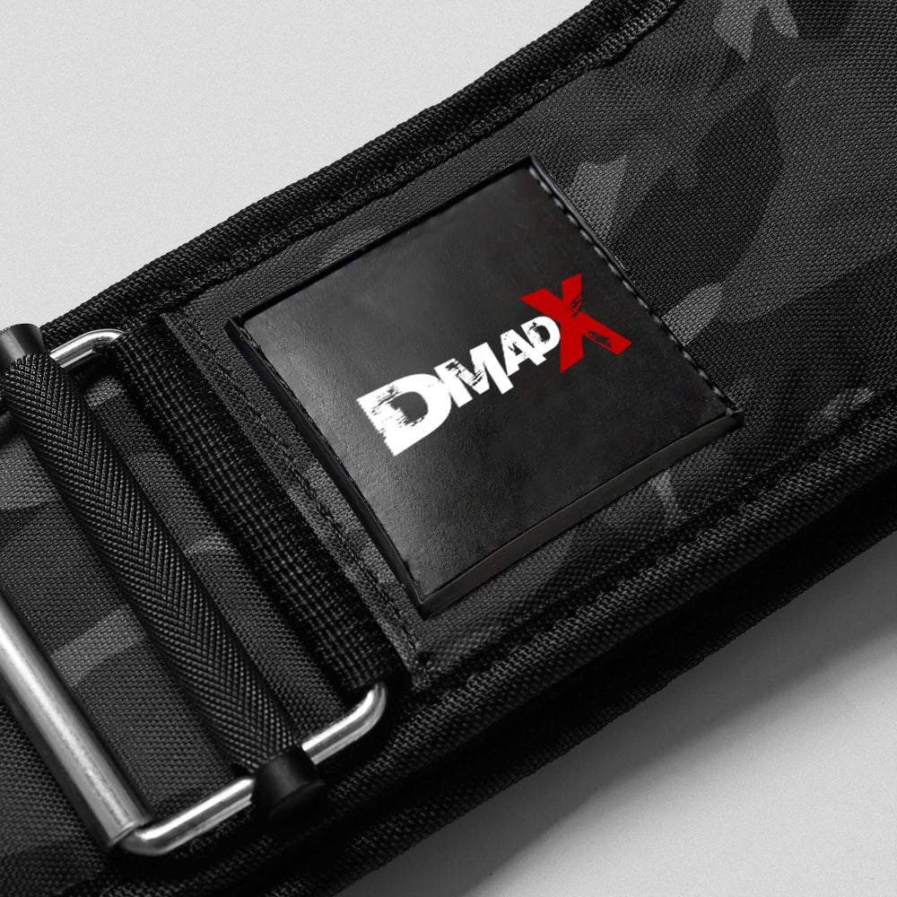 Quick Locking Weightlifting Belt | Premium Back Support - Midnight Camo