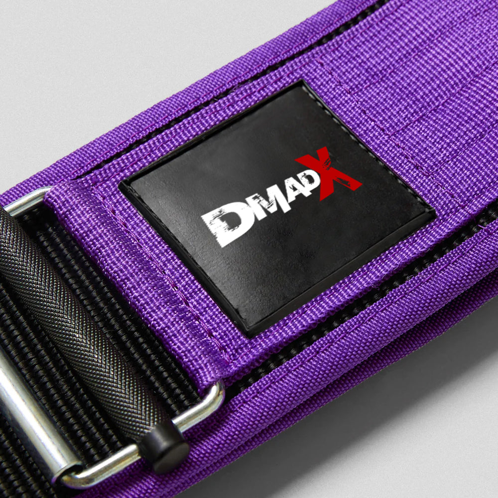 Ghumn Quick Locking Weightlifting Belt - Purple