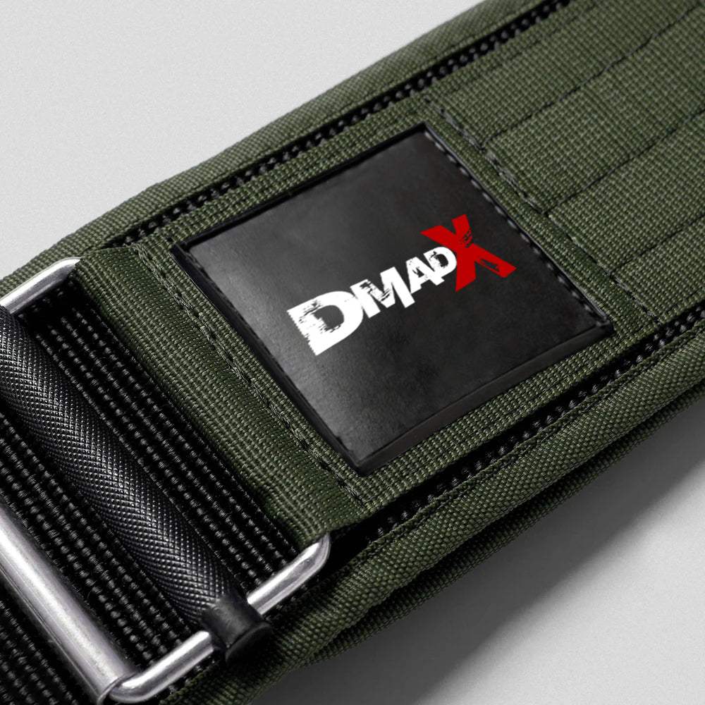 Quick Locking Weightlifting Belt | Premium Back Support - Green