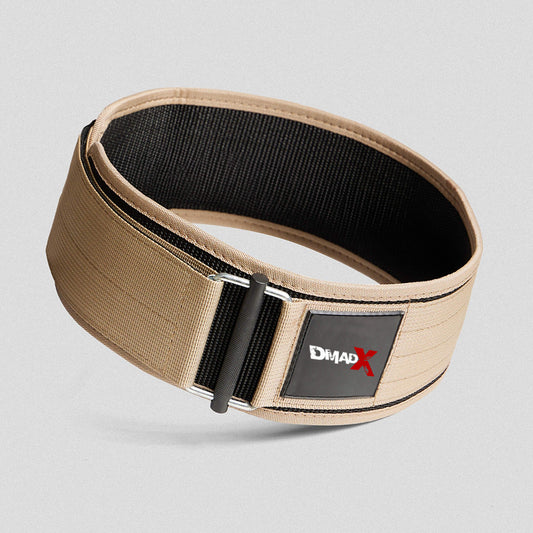 Quick Locking Weightlifting Belt | Premium Back Support - Desert Sand