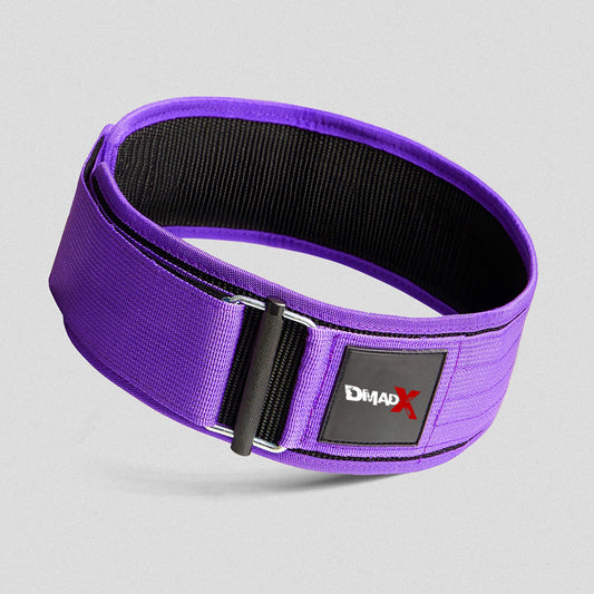 Ghumn Quick Locking Weightlifting Belt - Purple