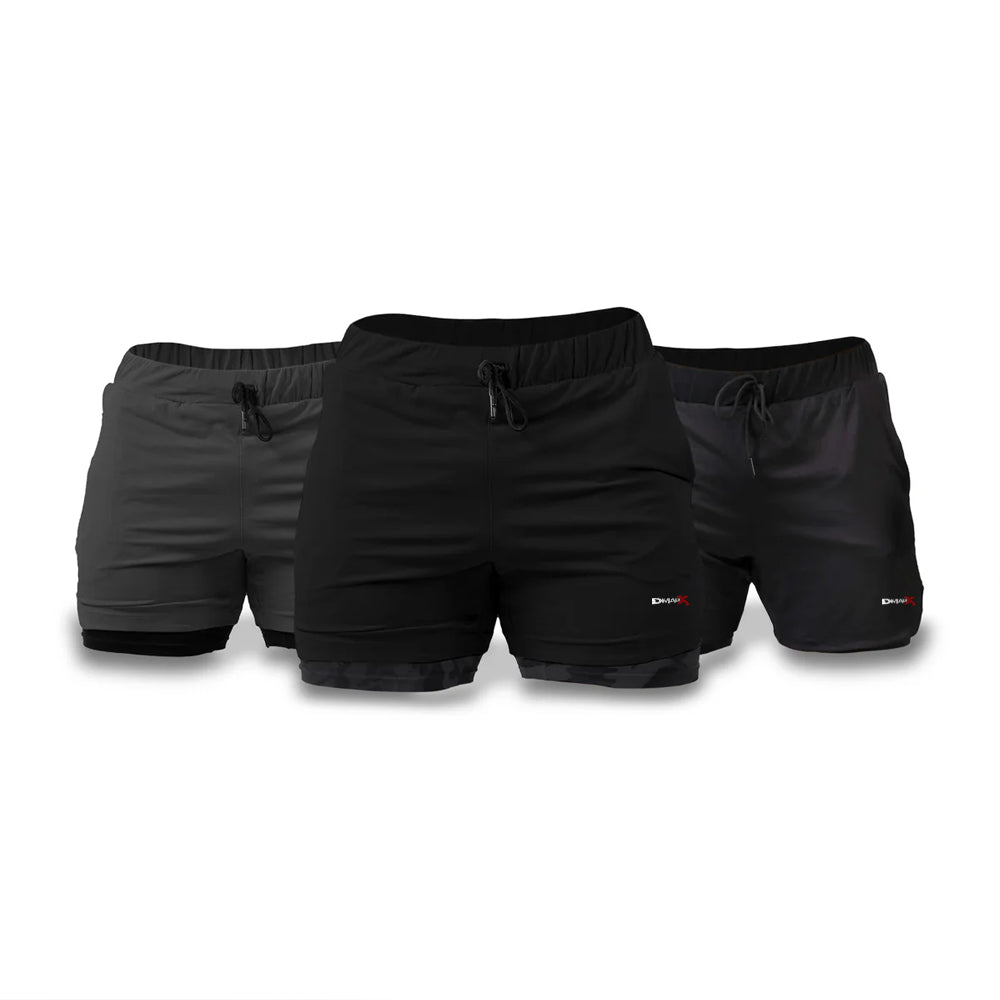 React Training Shorts 3-Pack