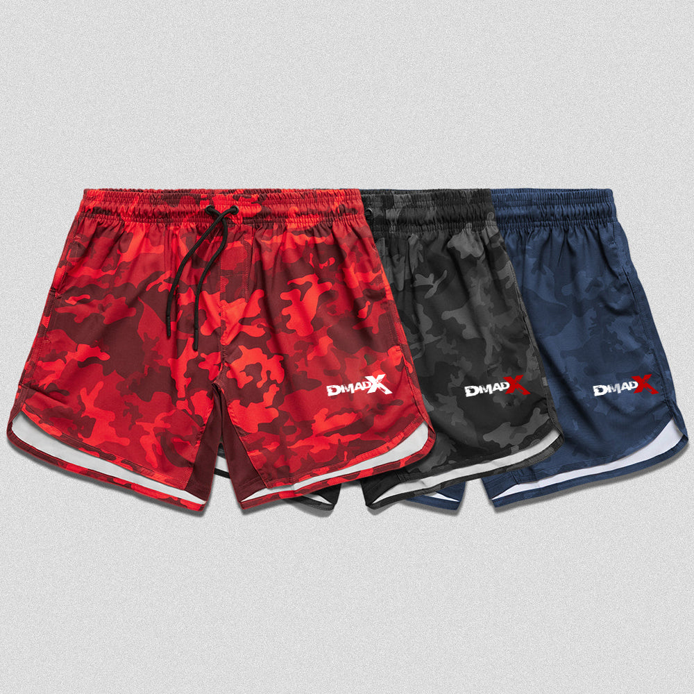 Camo Training Shorts 3-Pack