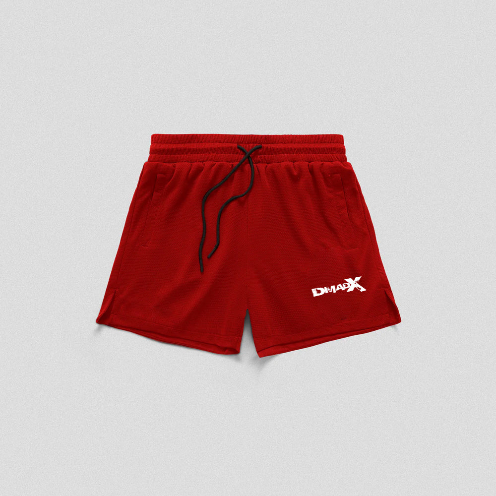 Mesh Training Shorts - Red