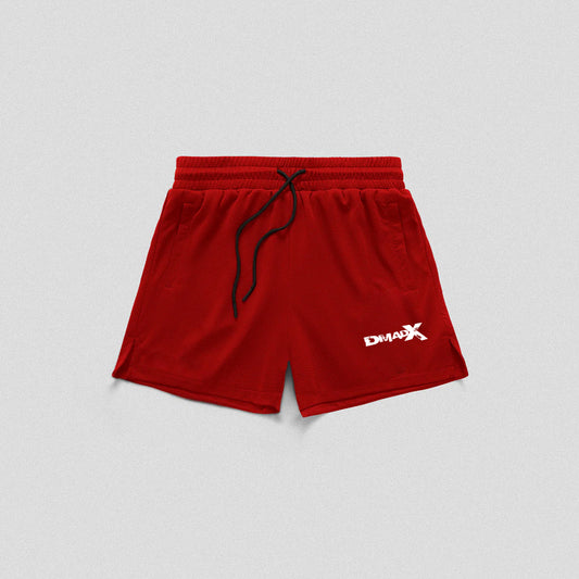 Mesh Training Shorts - Red
