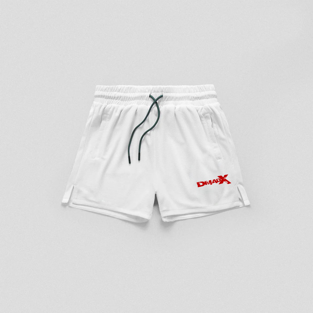 Mesh Training Shorts - White/Balboa