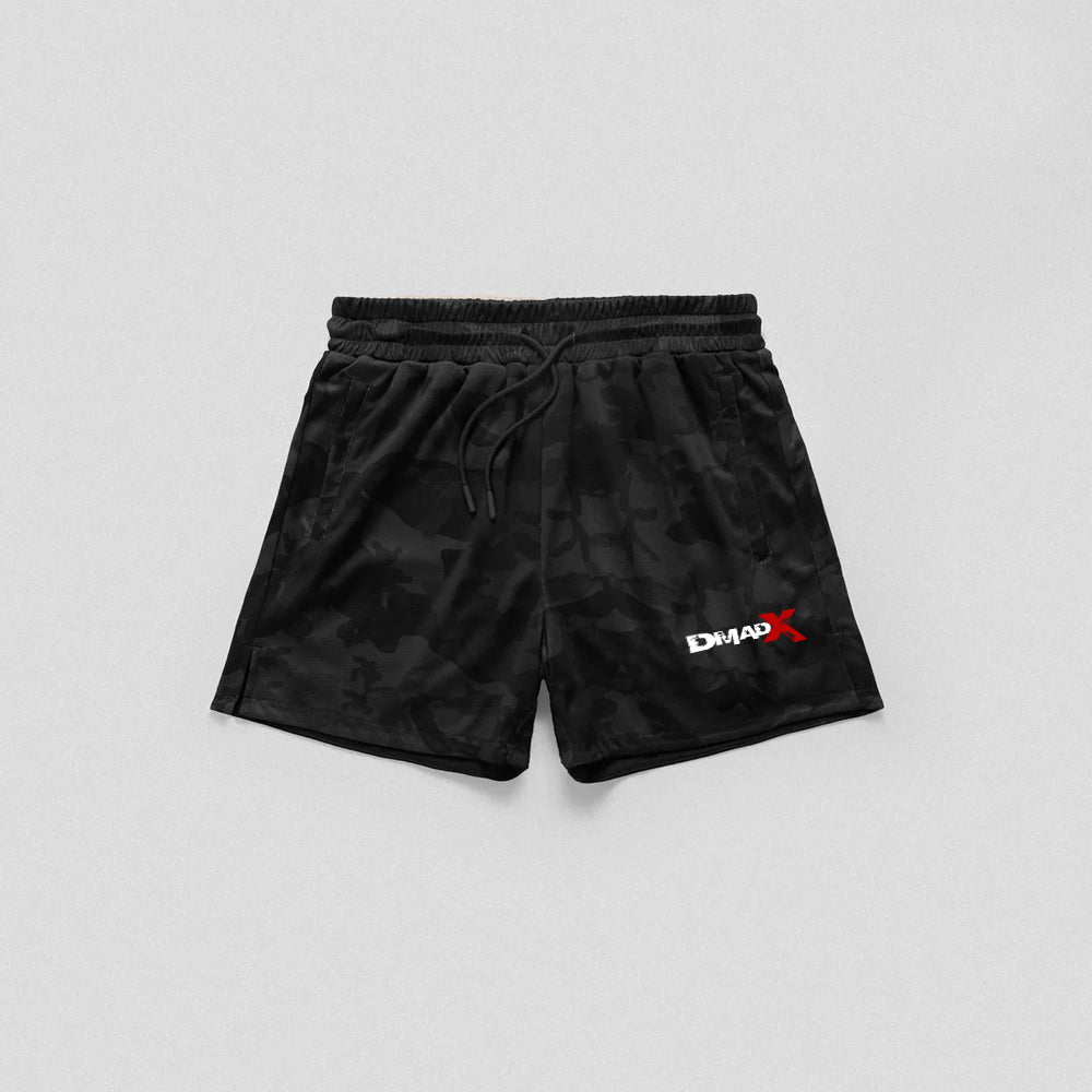 Mesh Training Shorts - Black Camo