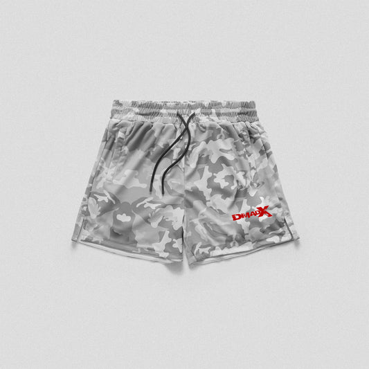 Mesh Training Shorts - White Camo