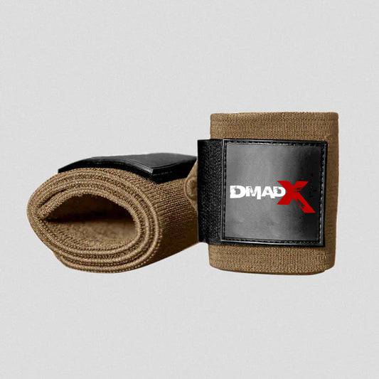 Stiff Wrist Wraps - Heavy Duty Wrist Support - Khaki