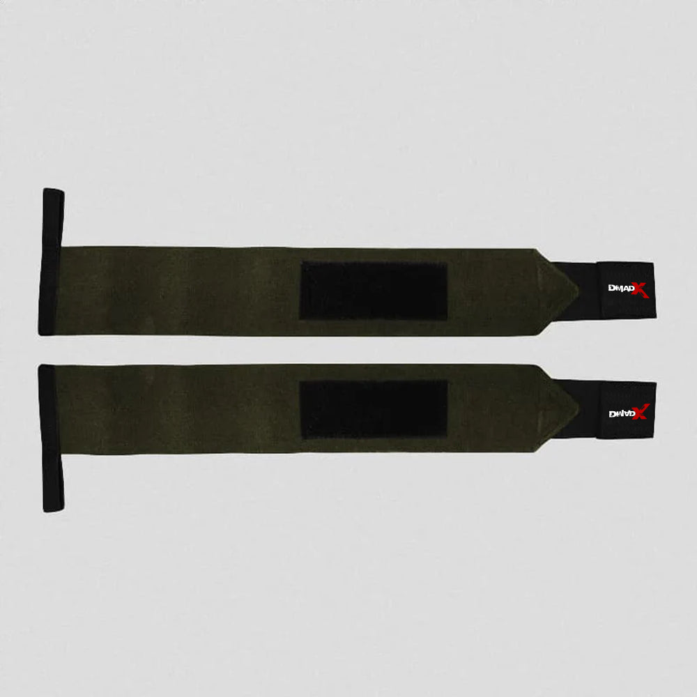 Stiff Wrist Wraps - Heavy Duty Wrist Support - OD Green