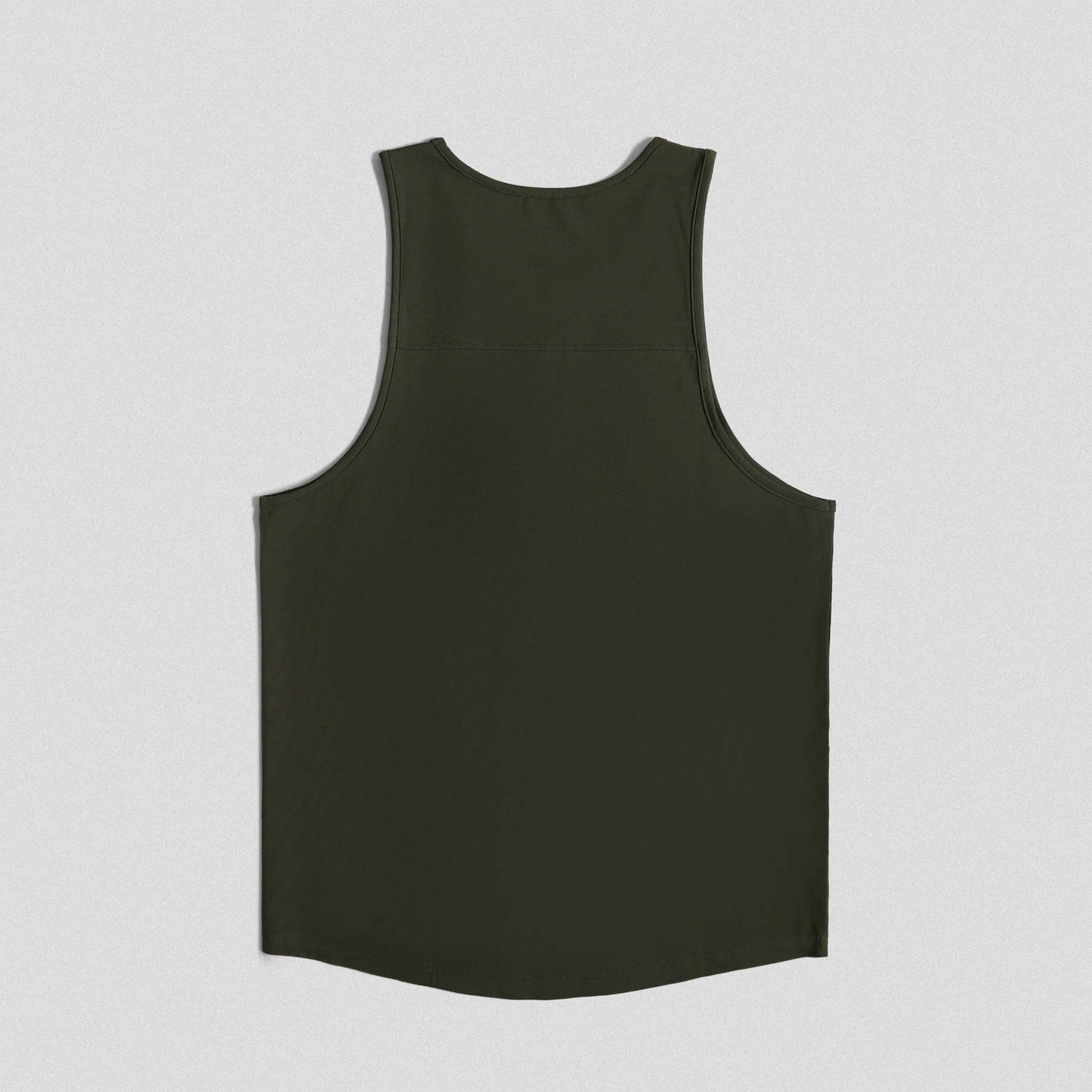 Ascend Scoop Hem Tank - OD Green